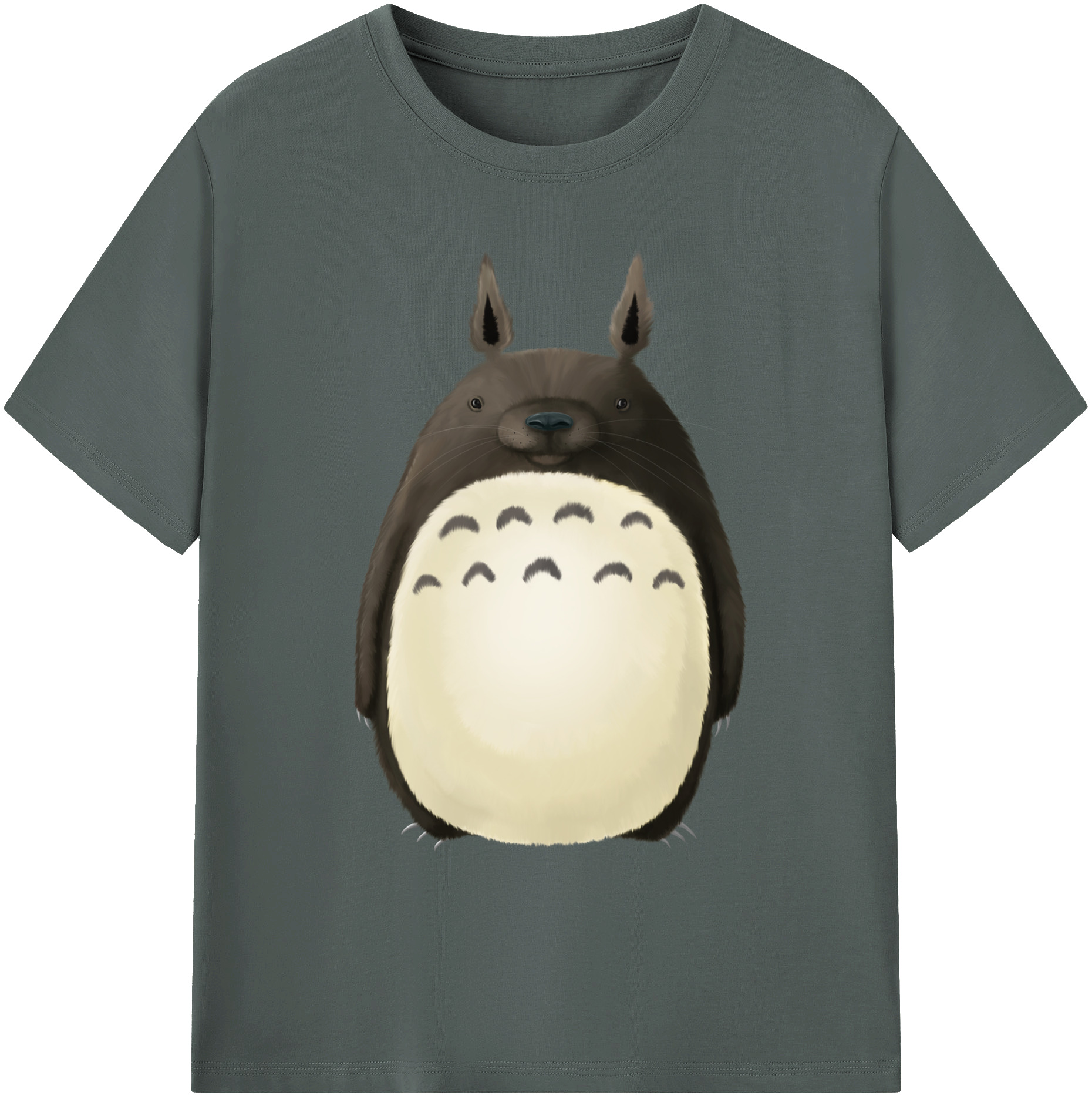 （画像用） となりのトトロ 草壁メイ 草壁サツキ My Neighbor Totoro Satsuki Kusakabe Mei Kusakabe 綿100％ メンズ半袖Tシャツ｜肌触りやわらか＆通気性